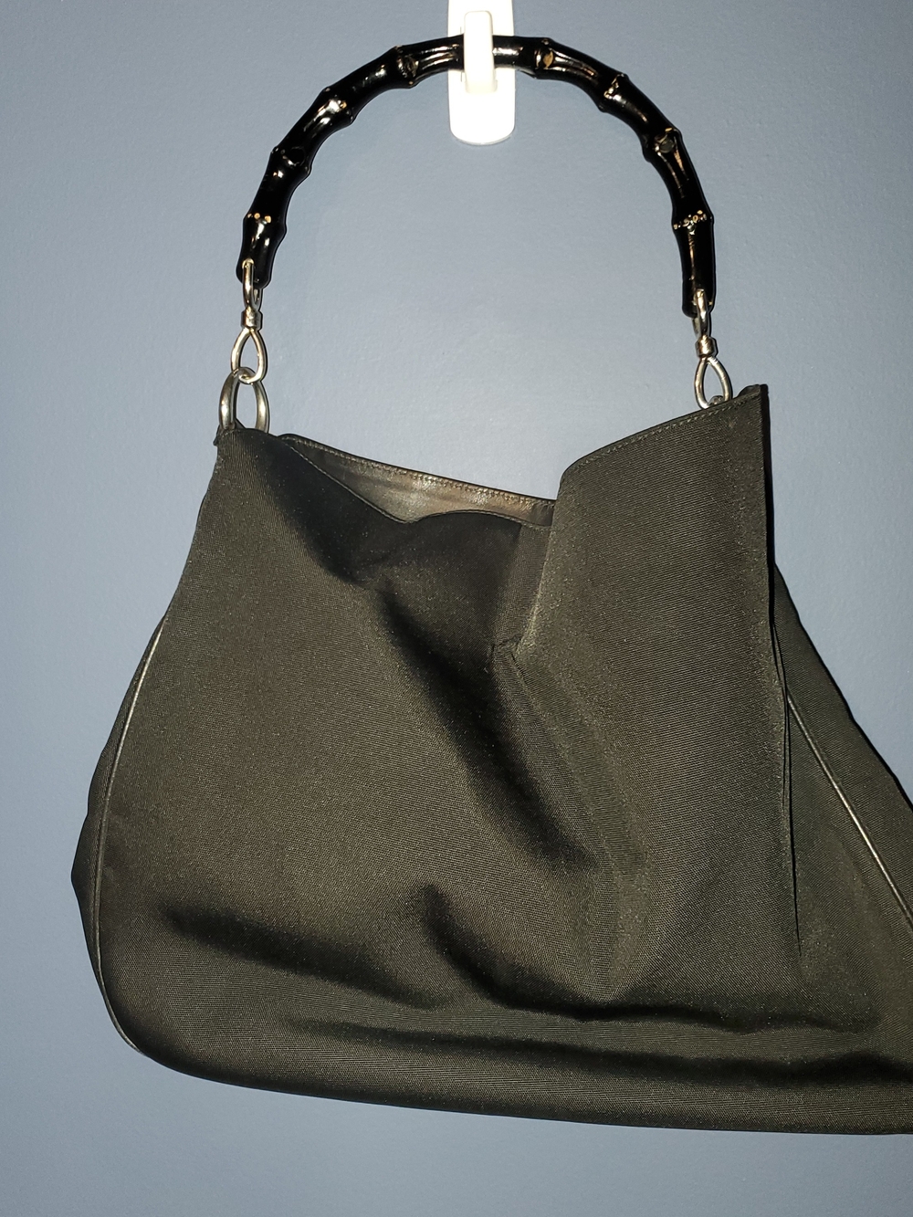 Gucci Black Shoulder Bag with Bamboo Handle (Tom Ford Era)